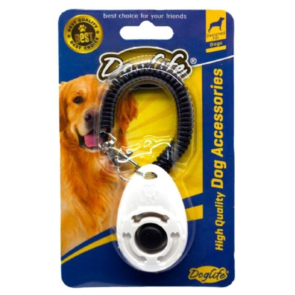 Doglife Pati Desenli Köpek Eğitim Clickerı 6cm (Karışık Renkli)-altan-mama