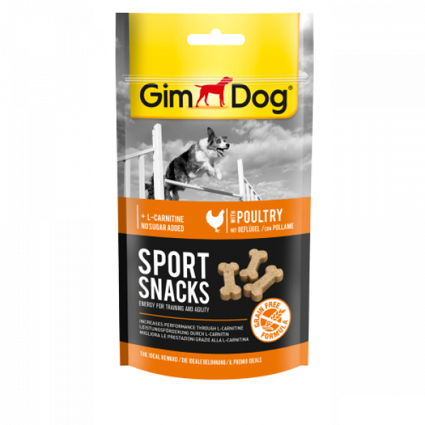 GimDog Sportsnacks Tavuk L-Carnitinli Şekersiz Tahılsız Köpek Ödülü 60gr-altan-mama