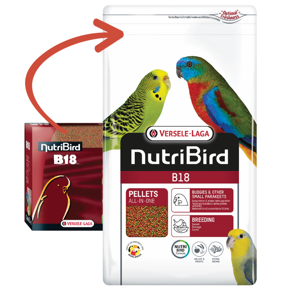VERSELE-LAGA NutriBird B18 Muhabbet Kuşu Pelet Paraket Yemi 3kg-altan-mama